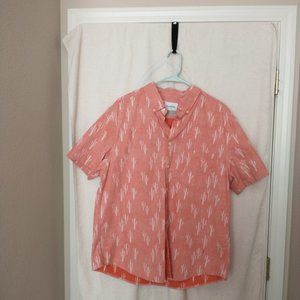 Goodfellow & CO short sleeved button front shirt, Size XL  **NWT**